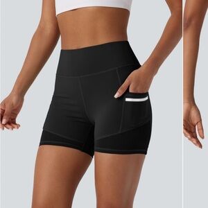 HALARA Black Athletic Shorts